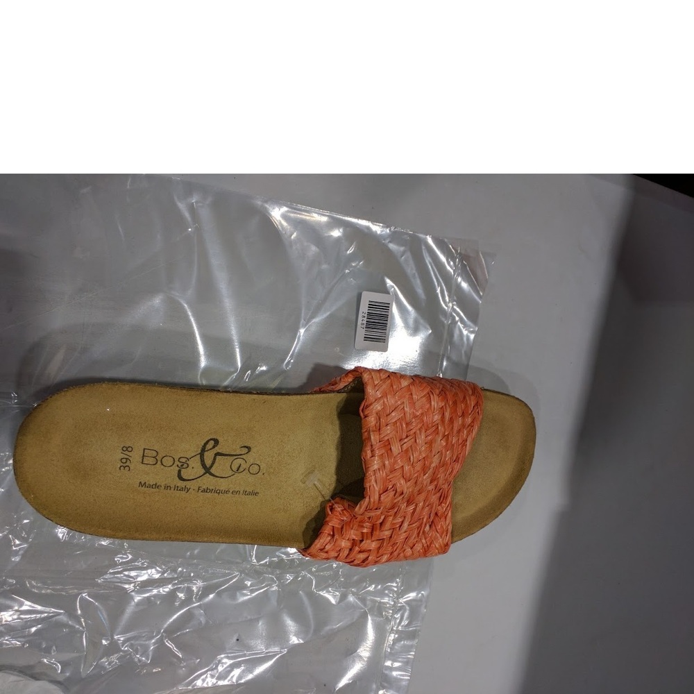 Boss & Co. Women's Flats Raffia Orange 8
